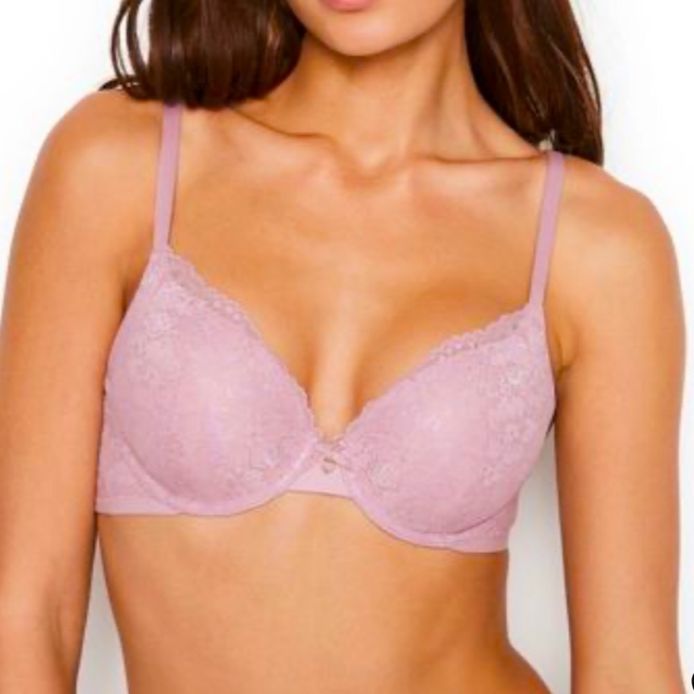 Victoria’s Secret Set - Lace Push-Up Perfect Shape Bra and Thong panty XL
